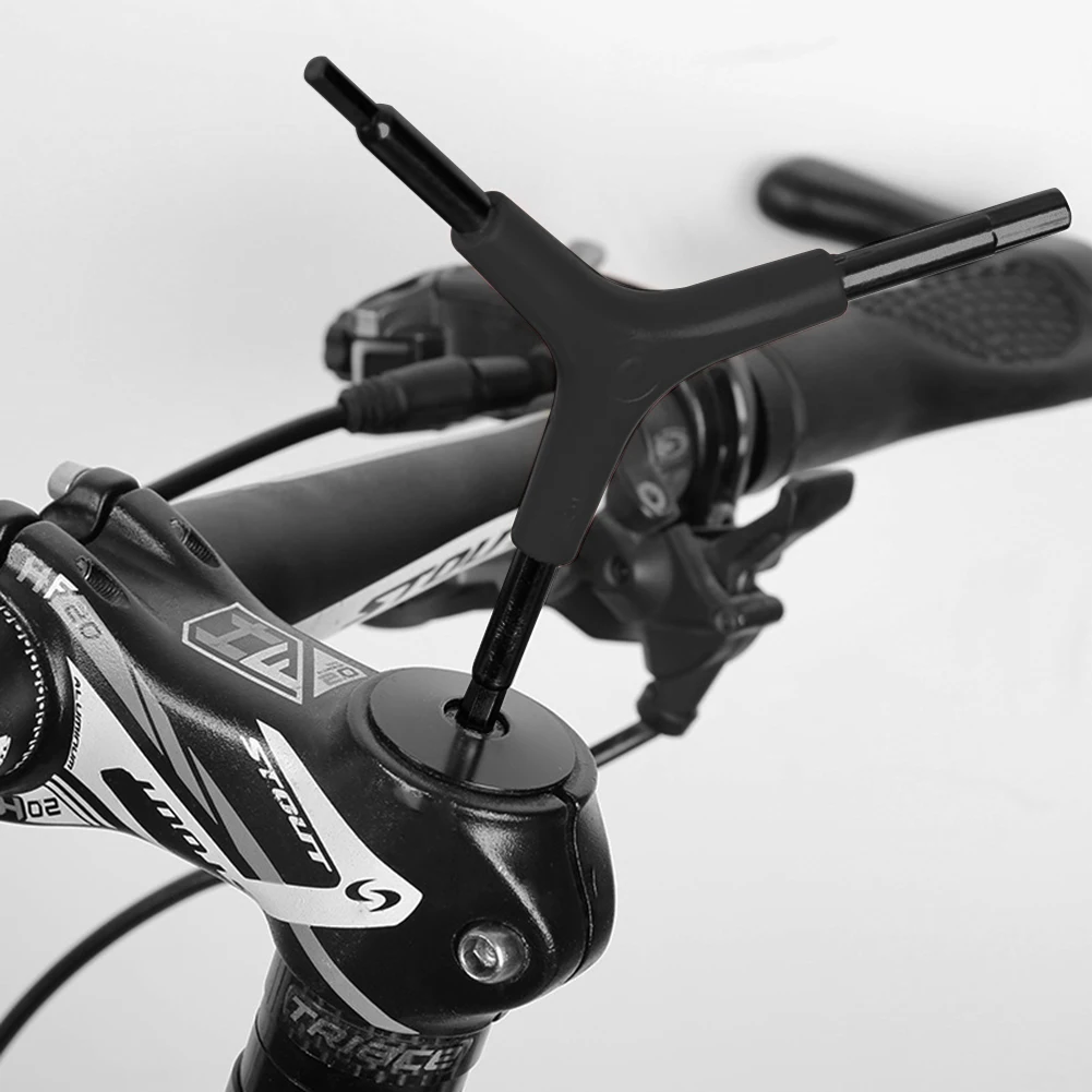 Clé Allen Multifonction Pour Vélo - Double Tête Inclinable 25°, Dimensions 3/4/5/6 Mm Et T25 - Poignée Ergonomique En Alliage D'acier