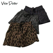 VearDoller/шорты для девочек летние модные детские штаны с леопардовым принтом Повседневная Детская одежда для детей от 2 до 8 лет, шорты для маленьких девочек