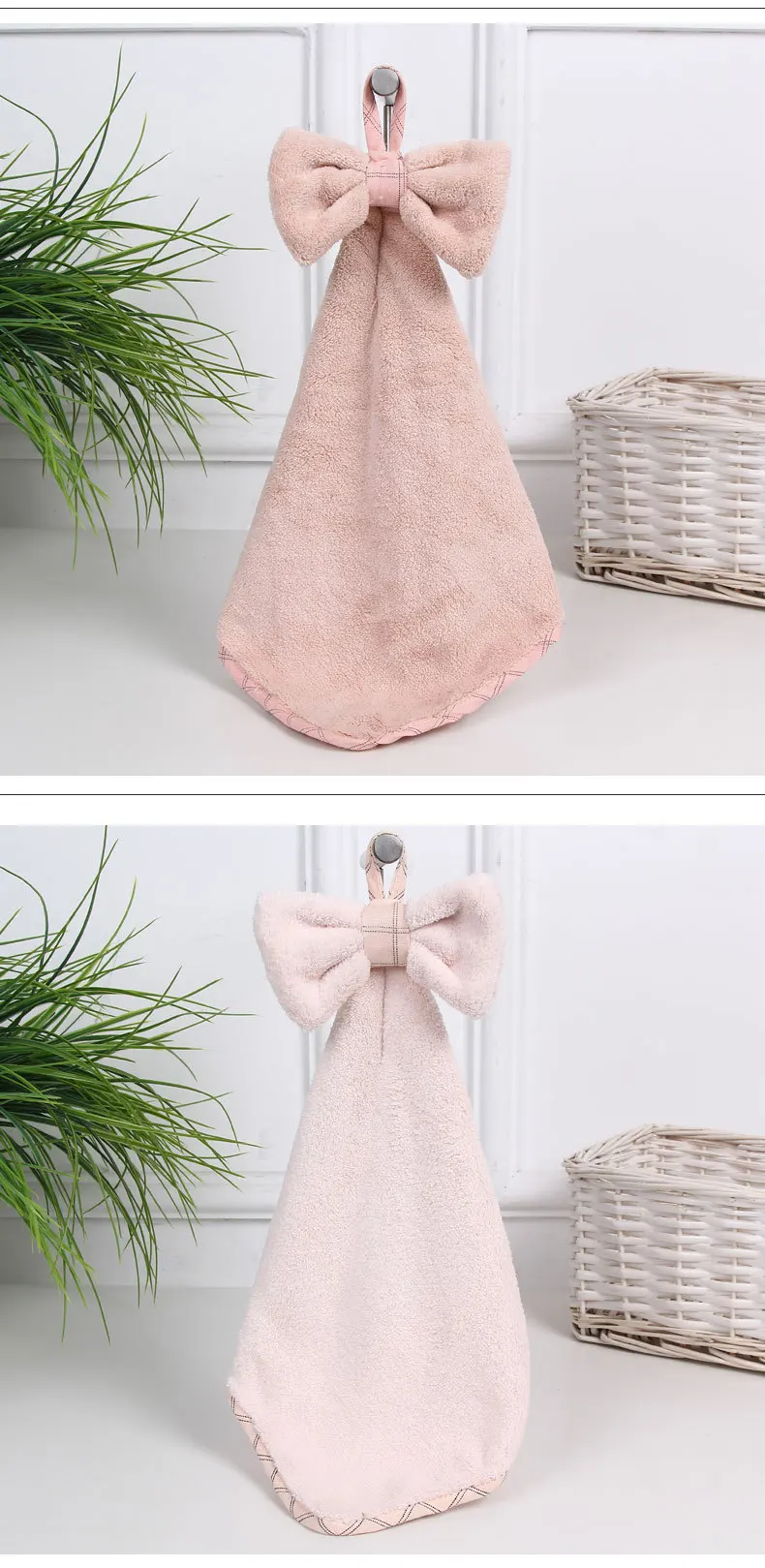 Manufacturers Direct Selling Simple Durable Hand Cleaning Towel Wholesale Bow-Hanging Skin Towel
