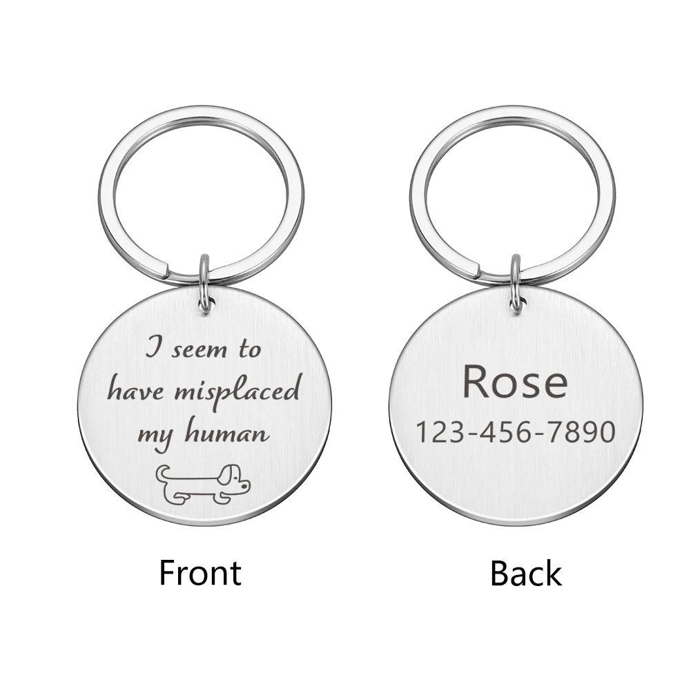 Personalized Pet ID Tag Engraved Pet ID Name for Cat Puppy Address anti-lost Dog Collar Tag Pendant Pet Accessories