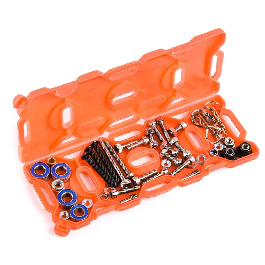

Accessories Rc Climbing Car 1/10 Track Type Remote Control Car Plastic Boot Orange Simulated Spare Wheel Holder