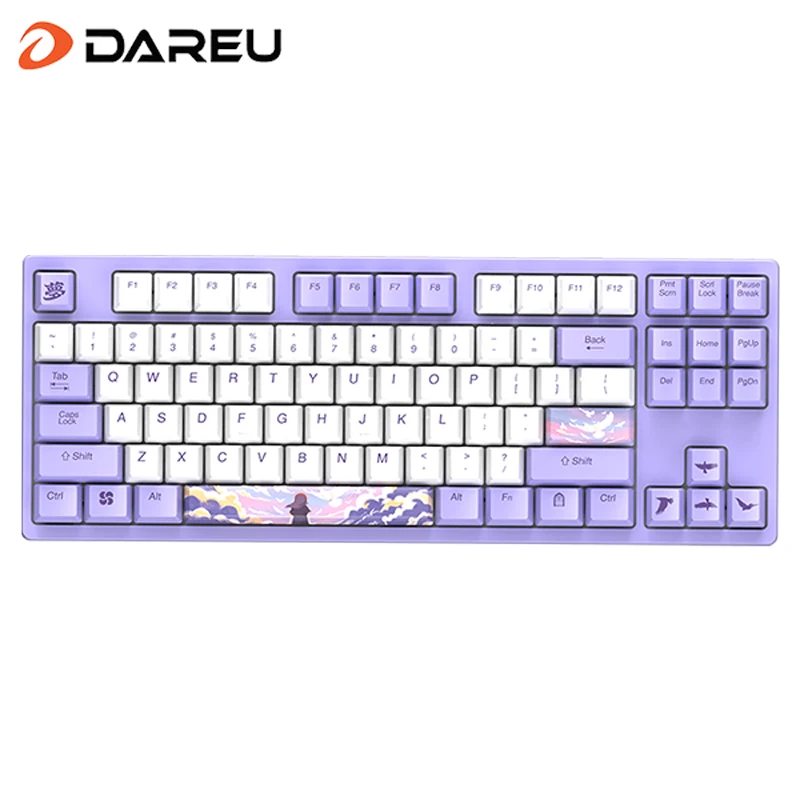 Проводная Механическая игровая клавиатура Dareu A87 Dream Cherry MX 87 кнопок для