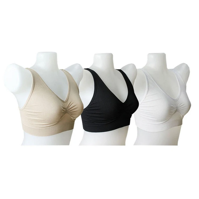 

Women Sports Bra Black Skin Plus Size Unlined Seamless Bra Sexy Ultra-Thin Breathable Push Up Lady Underwear Sports Underwear