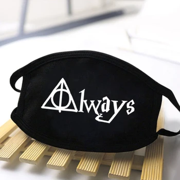 

2020 Dustproof Always Letter Simple Print Mask Antibacterial Cute masque Women Protective Masks Harajuku face mask Man