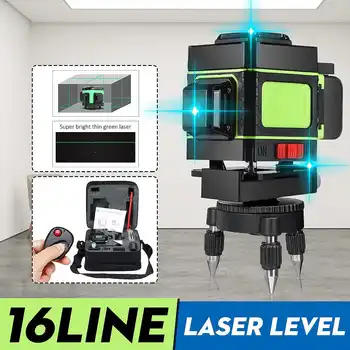 

3D 16 Lines Laser Level Blue Line Self-Leveling 360 Horizontal And Vertical Super Powerful Laser Level Blue Beam Laser Level