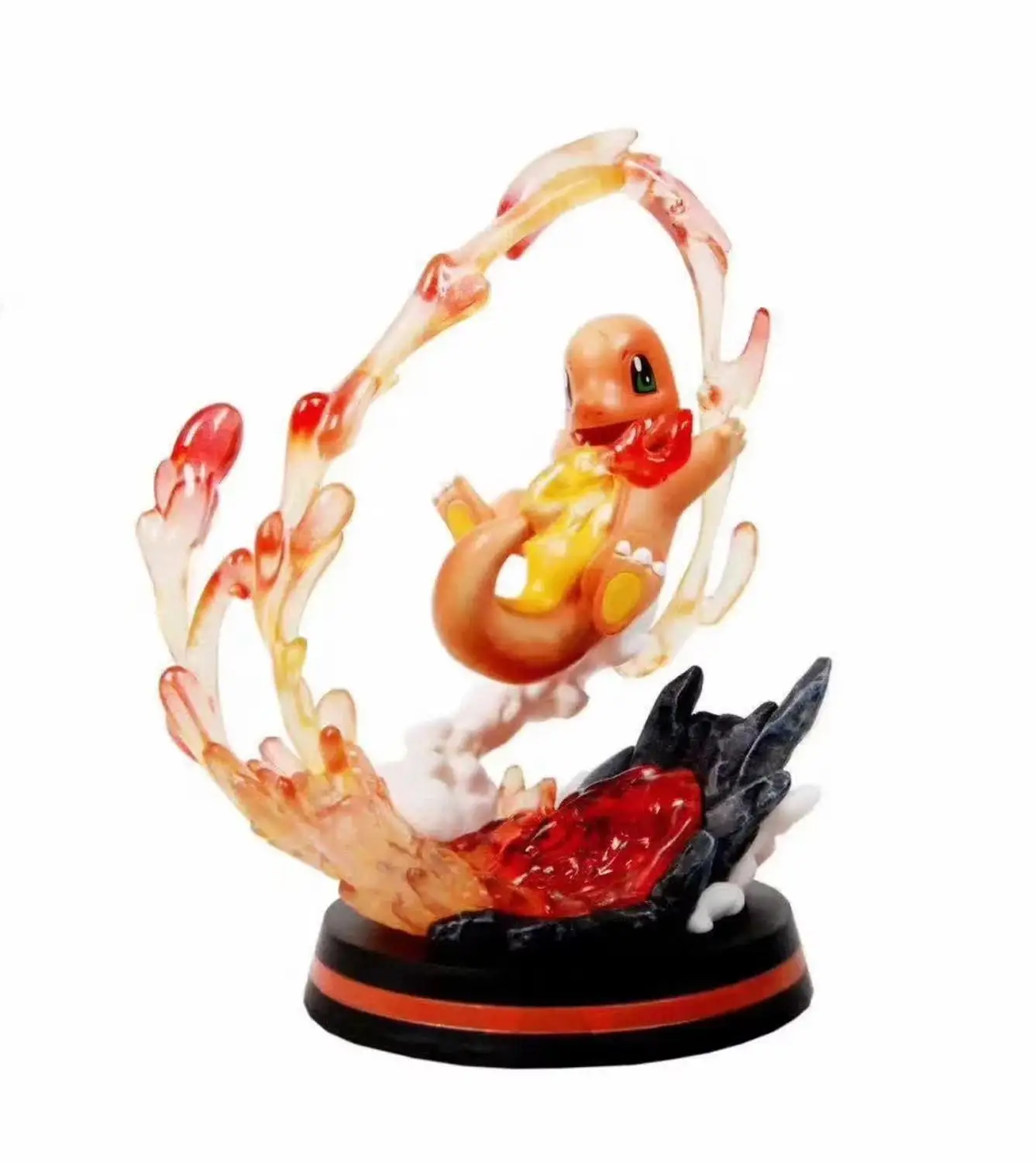 Charmander Bulbasaur Сквиртл экшн-игрушка Фигурки Игрушка модель Покемон коллекция для детей подарок - Цвет: Белый