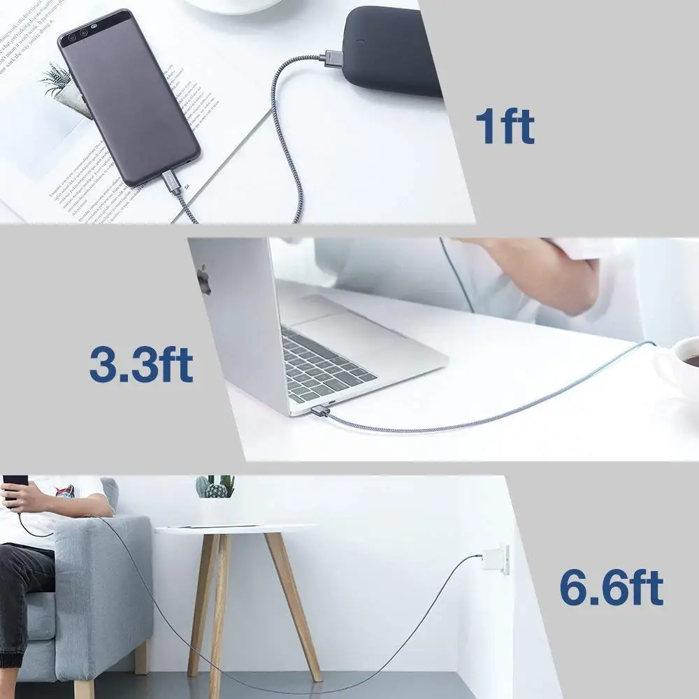 Кабель USB type C 2 м 1 м 25 см короткий провод USB кабель для Nokia 8 Xiaomi mi 9T CC9 9 mi 9 SE samsung S10 A40 Usb C кабель для быстрой зарядки