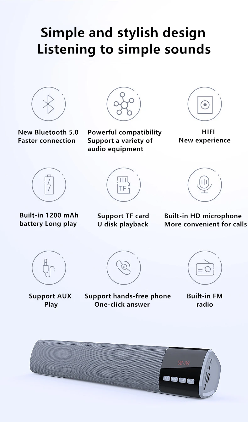 C06 Водонепроницаемый bluetooth Колонка HiFi стерео беспроводной bluetooth динамик с микрофоном 10 Вт TF FM USB беспроводной 3D стерео звук сабвуфер