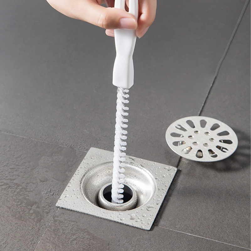 Home Bendable Sink Tub Toilet Dredge Pipe Snake Brush Tools Bathroom Kitchen Accessories Sewer Cleaning Drain Cleaner Tool | Дом и сад