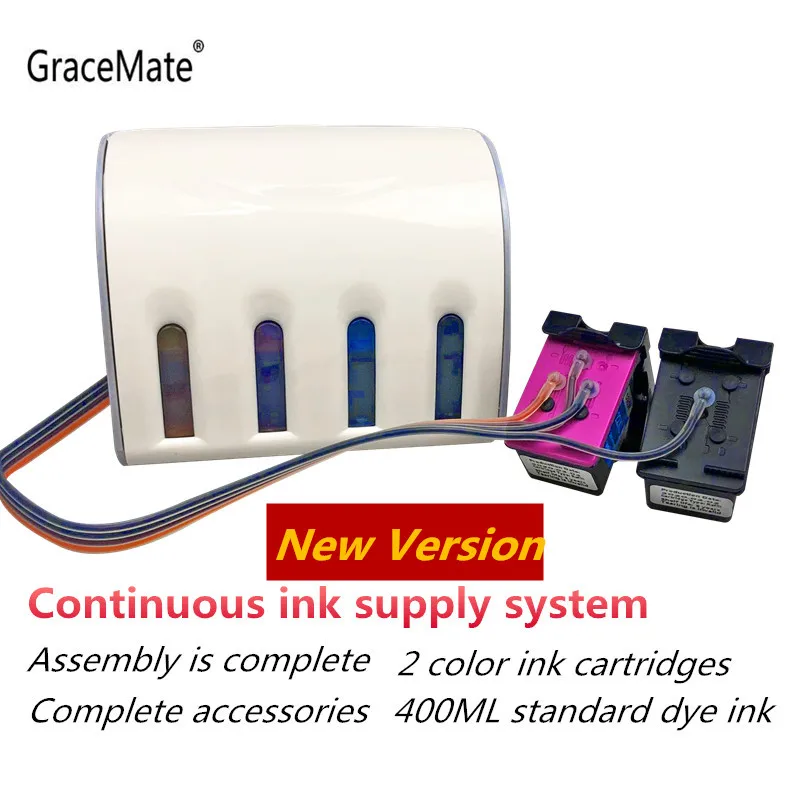 GraceMate Reemplazo de tinta a granel 664 CISS, para HP 664XL, Deskjet Ink  Advance 2675, 2670, 2600, 1115, 2135, 2138, 3635, 1118|Sistema de  suministro continuo de tinta| - AliExpress