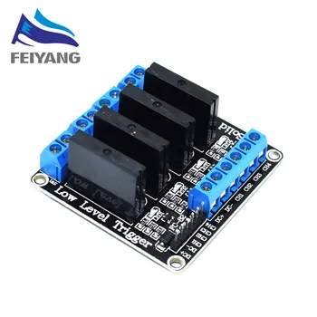 

4 Channel 5V DC Relay Module Solid State Low Level SSR AVR DSP 2A 240V