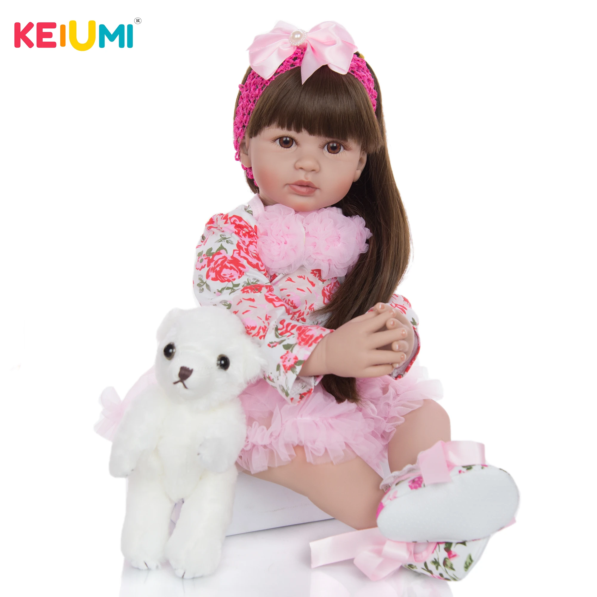 60 cm Cloth Body Vinyl Reborn Baby Doll Toys For Girl Exquisite Princess Doll Baby Toy For Child Birthday Gift Play House Toy|Dolls| - AliExpress