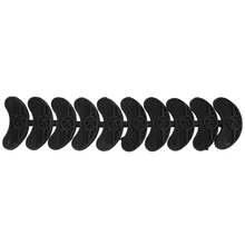 JHD-Non Slip Rubber Shoes Heels Sole Guard stickers 10Pcs Black