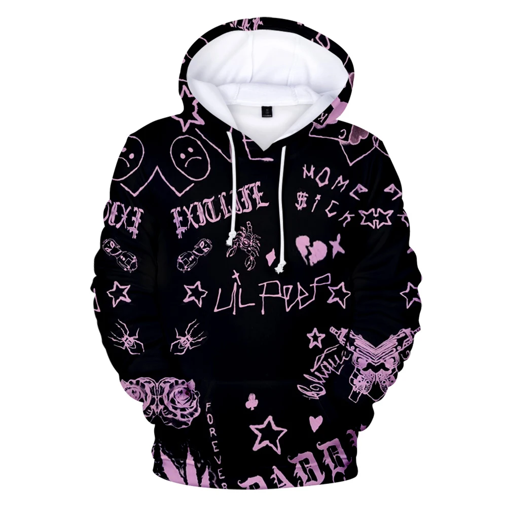 Толстовка lil peep 3D для мужчин/женщин/детей теплый модный свитшот с длинным рукавом