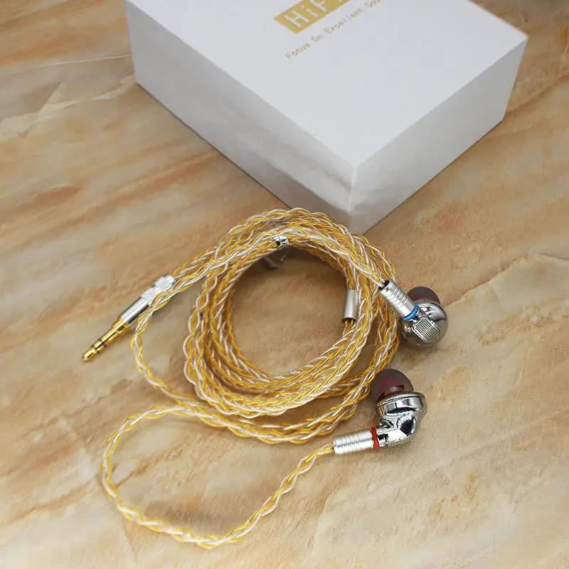 Новые гибридные наушники вкладыши seper DT6 PRO 2BA + 1DD пьезо Hi Fi для бега спорта съемный