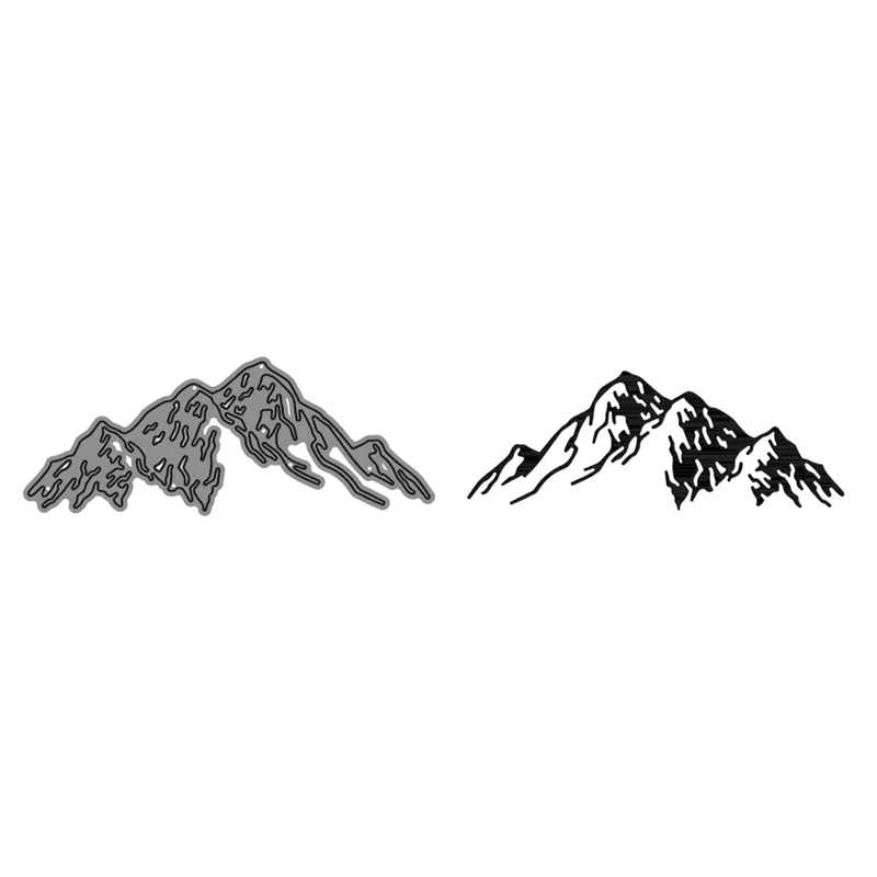 

Cutting Dies Snow Mountain Steep For DIY Scrapbooking Embossing Album Paper Cards Dies 2021New
