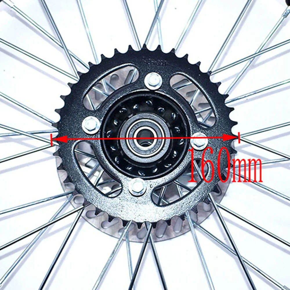 1.60-17 inch Front Rear Rims Aluminum Alloy Wheel with sprocket disc brake For KLX CRF Kayo BSE Dirt Pit Bike Motorcycle - Image 5