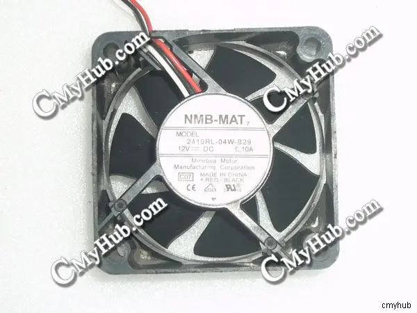 Для телефона 2410RL 04W B29 C07 DC12V 0.10A 6025 6 см 60 мм 60x60x25 3 контактный проводной охлаждающий