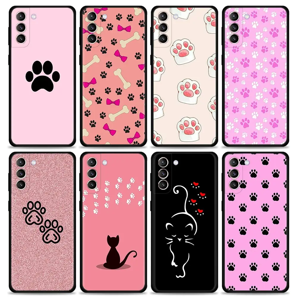 Чехол для мобильного телефона Samsung S20 FE Caso cat Dog paw чехол Galaxy S21 Ultra S9 S10 Plus Lite S10e |