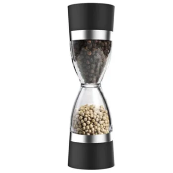 

Pepper Mill Salt and Pepper Grinder Set for Kitchen Spice Grinder Pepper Mill Grinder Seasoning Pot Double-head Dual Purpose