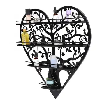 

Wall-Mounted Heart-Shape Nail Polish Storage Rack Holder Display Stand for Nail Salon Nail Chart Polish Organizer