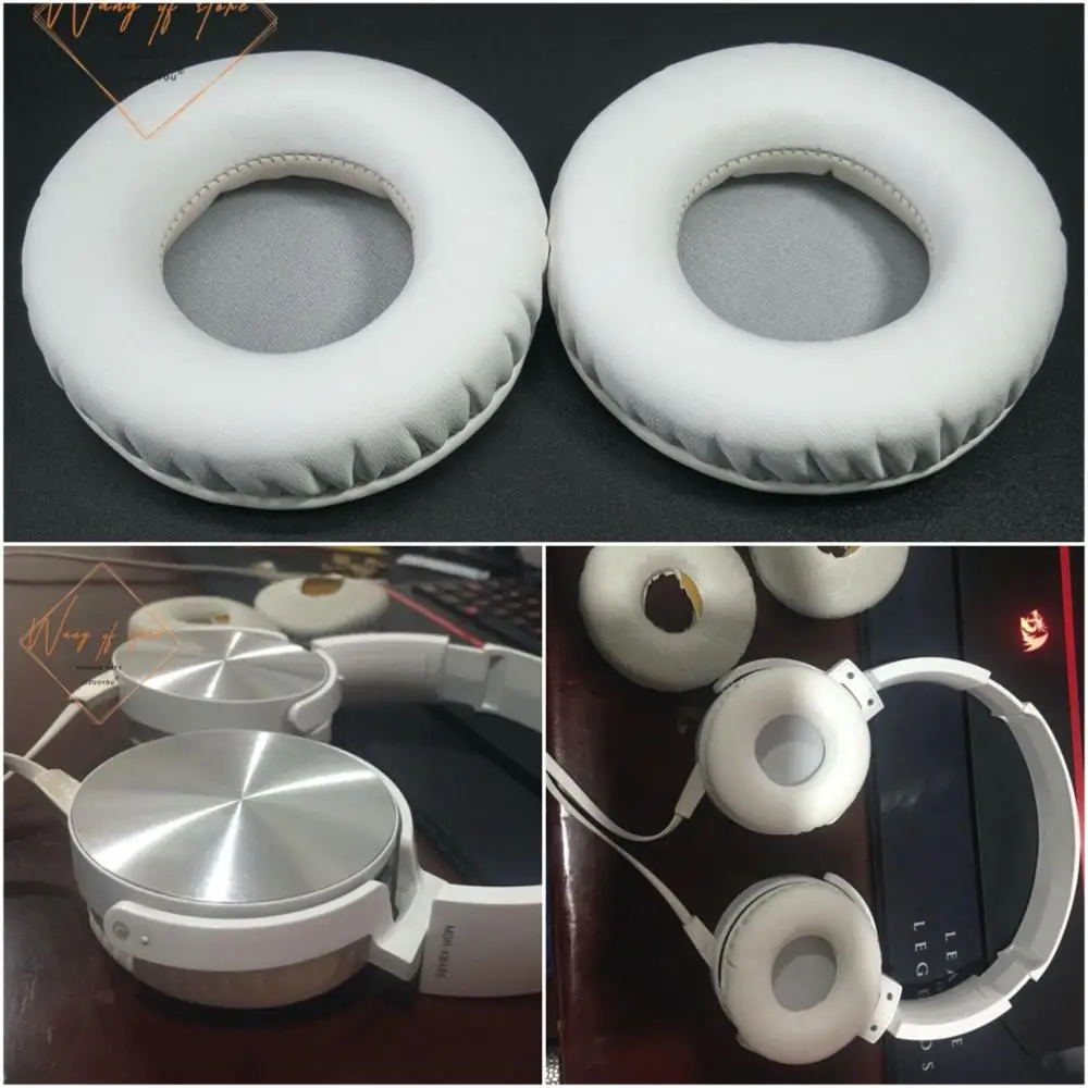 White Color Thick Memory Foam Ear Pads Cushion For Sony MDR XB450 Headphone Perfect Quality Not Cheap Version