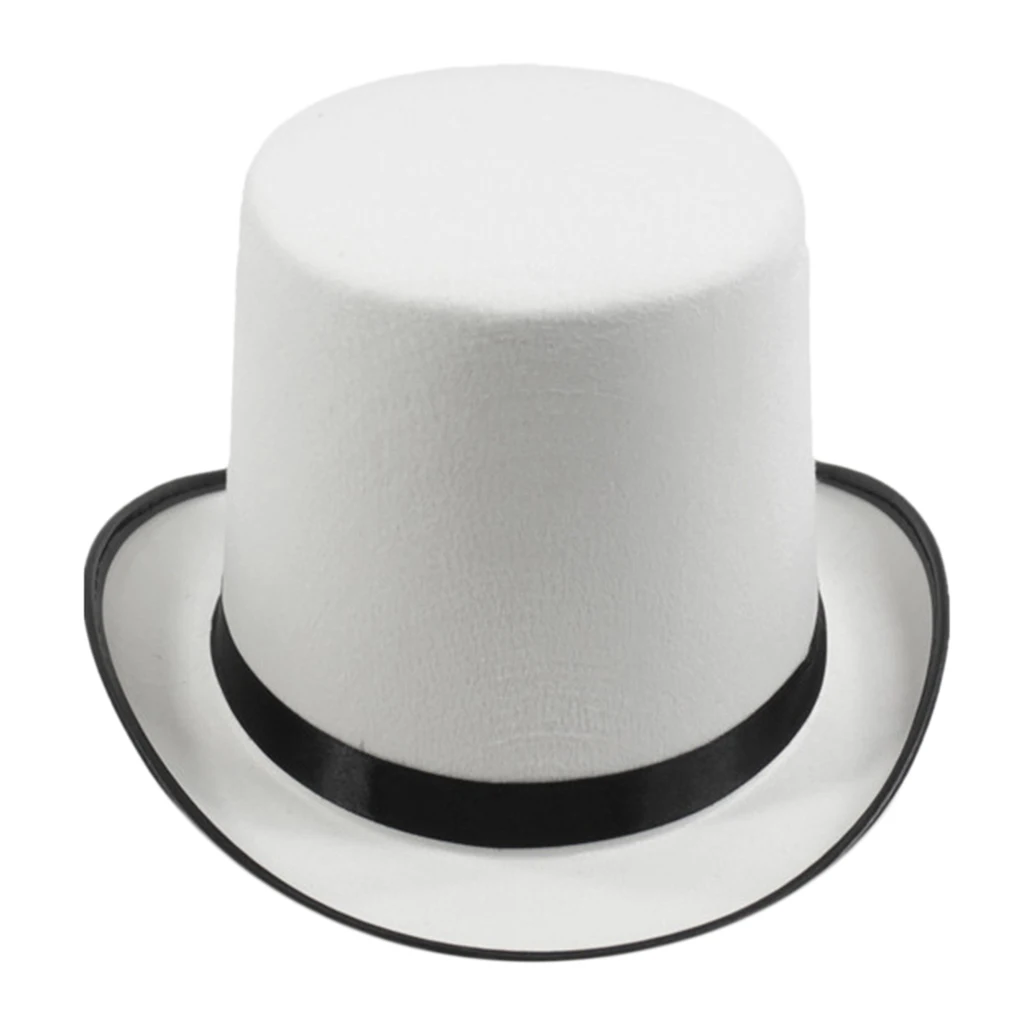white fancy hat