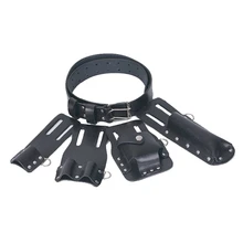 P8DA – ceinture en cuir 5 en 1 pour échafaudeuse, pour la maison ou le travail, adaptée au Camping, à l'alpinisme et aux voyages, étanche