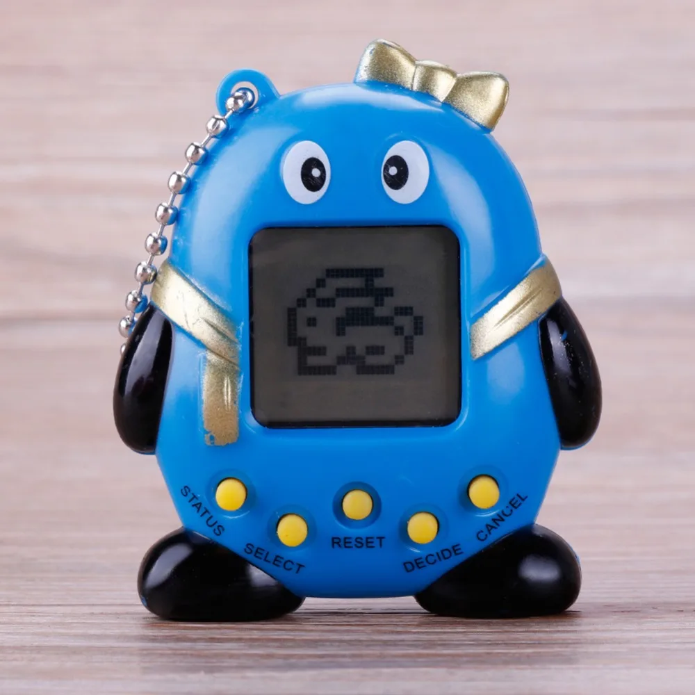 Tamagotchi Dolphin 168 Pet Game Keychain Toy Playable Random Color US Seller 