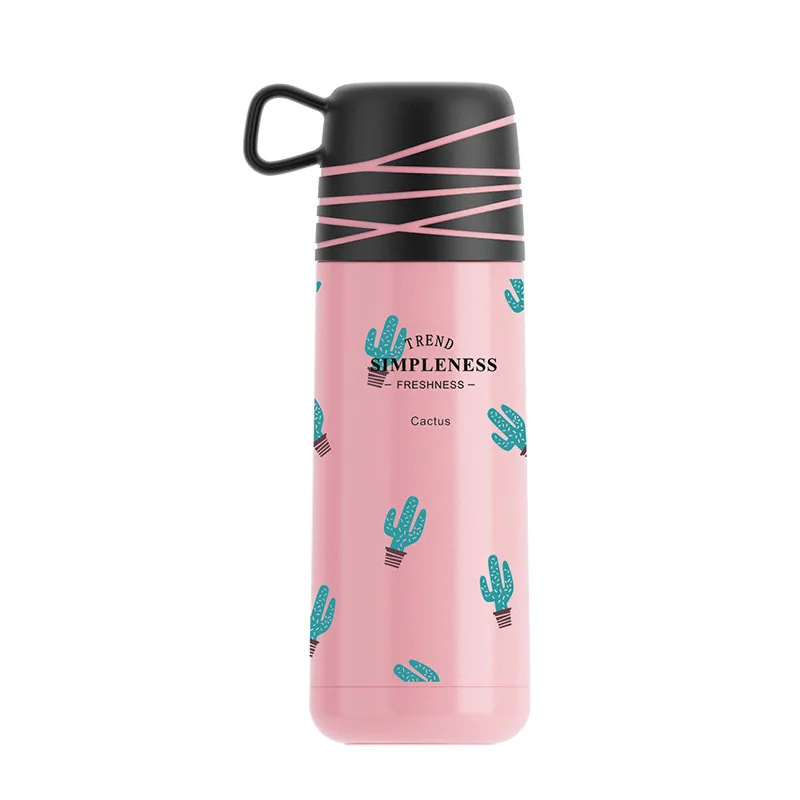 350ml Stainless Steel Vacuum Flask Portable Thermos Mug Coffee Tea Milk Tour Thermo Bottle Leakproof Insulated Tumbler Thermocup
