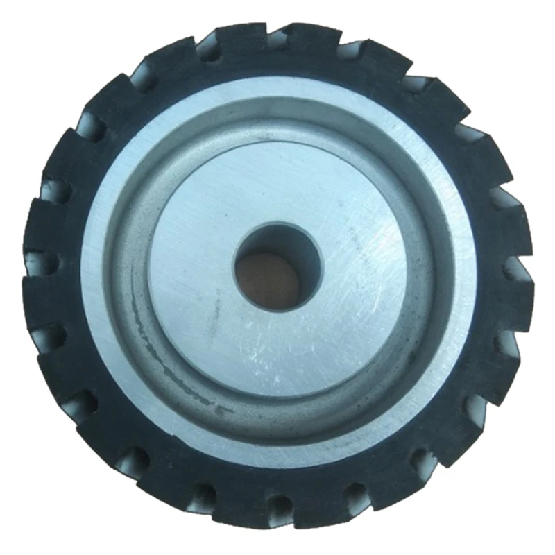 

Top-150 x 50mm Diagonal Rubber Contact Wheel Belt Machine Grinding Wheel Sand