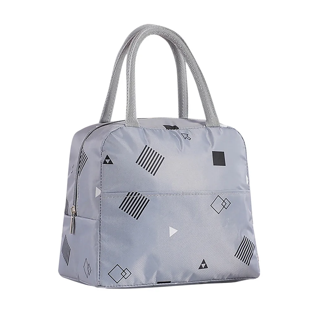 Maison Fabre 1PCs New Fresh Oxford Lunch Bags Insulation Cold Thickened Waterproof  Waterproof  Leisure Bags Cute Tote Bag 904