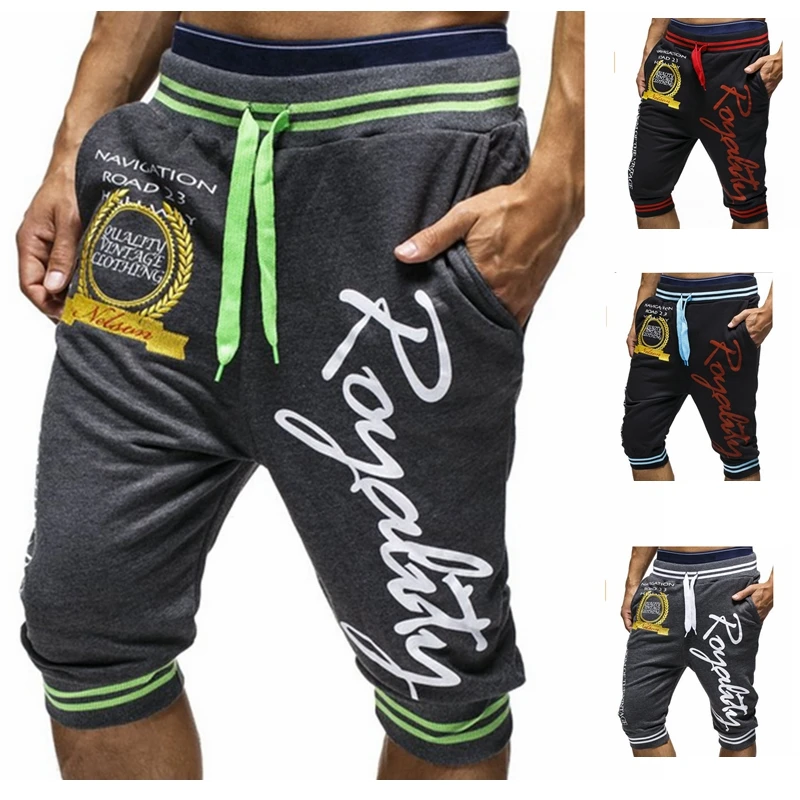 

New Fashion Men Sporting Beaching Shorts Trousers Cotton Bodybuilding Sweatpants Fitness Short Jogger Casual Gyms Men Shorts