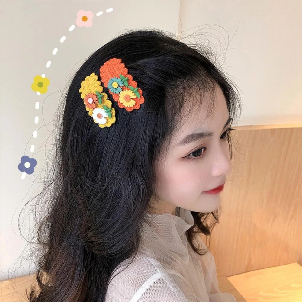 Korean Flower Girls Hair Clip Curl Clip Fashion Cute Girl Women Hairpins Barette Bebe Hair Accessories Aliexpress Mother Kids
