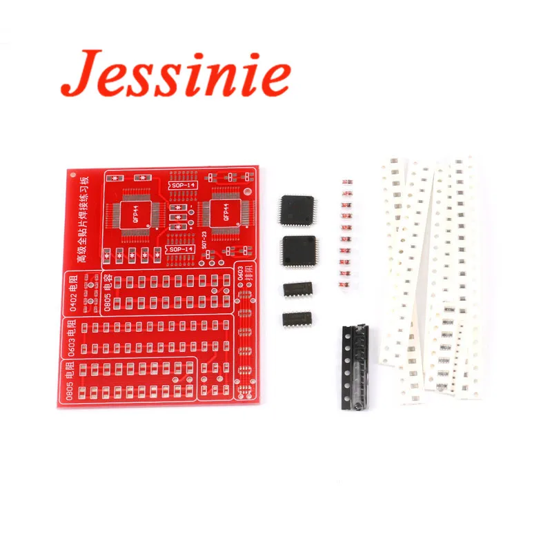 2 шт SMD SMT Компоненты сварки практика доска пайка навыков обучение новичков DIY Kit