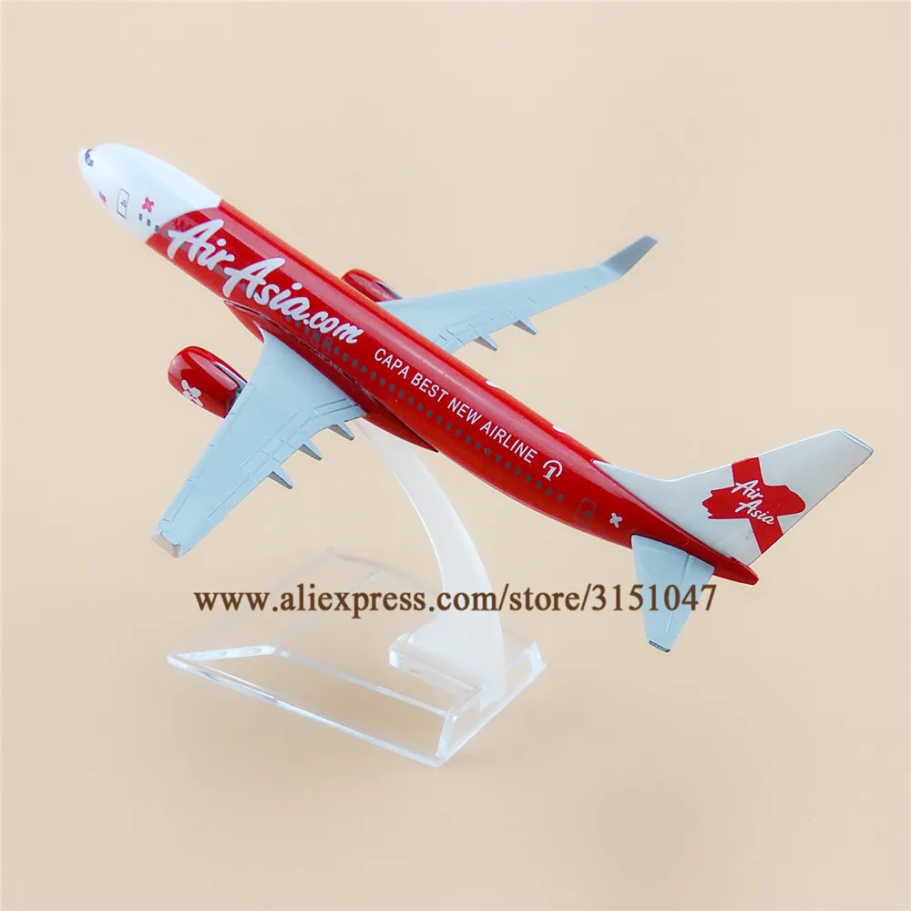 AIR Asia Capa Лучшая Новая авиакомпания Boeing 737 B737 Airways модель самолета из сплава металла