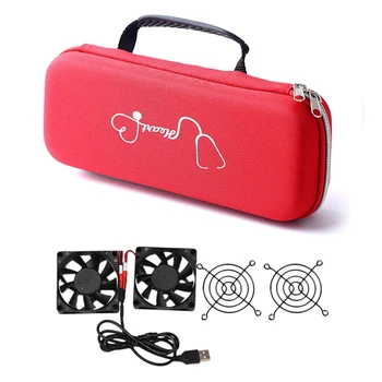

1Pcs Zipper Lightweight Dual Head Stethoscope Storage Case & 2Pcs Cooling Fan Heat Radiator Usb Power Ultra Silent