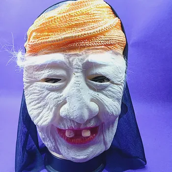 

Halloween Scary Full Face Mask Cosplay Horror Funny Face Mask Bunny Reuseable April Fool's Day Mascarilla Party Supplies EB50MJ