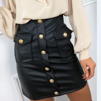 

Women Casual Skirts Summer Black Stretchy Mini Pencil Skirt Slim Bodycon High Waist Club Party Office Lady Fitting Skirts Female