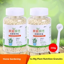 Fertilizante orgánico de liberación lenta para el hogar, fertilizante compuesto de hojas, de uso general, con elementos de calcio y magnesio, 250g
