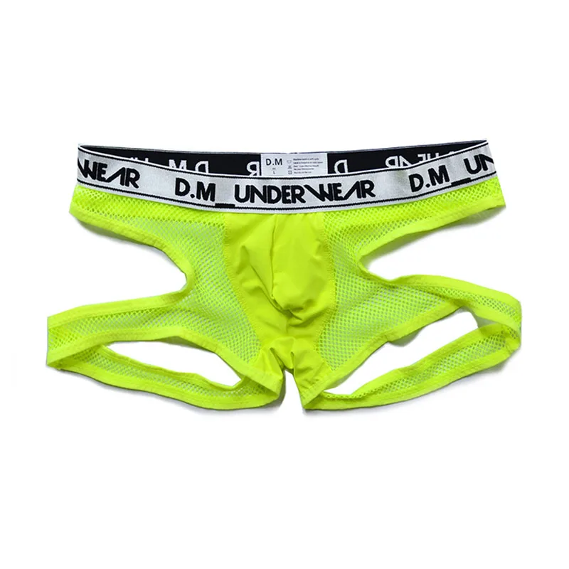 

Underwear Men Gay Transparent Mesh Underpants Sexy Men's Thongs Breathable Temptation Sissy Hot T Back Jockstrap String Homme