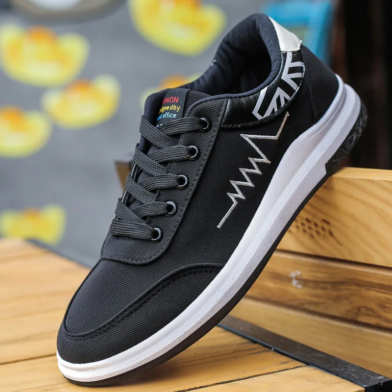 

New Style Spring Breathable Canvas Casual Shoes Korean-style Trend MEN'S SHOES Versatile Sport Sneakers
