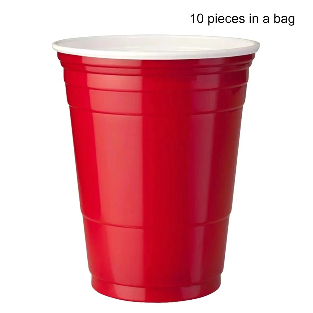 Red Party Cups Disposable Plastic Restaurant Supply Plastic Cups