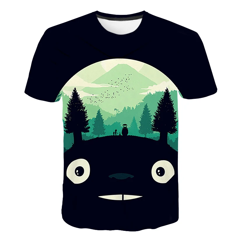 Футболка totoro Spirit Away для студийной дамы мультяшный рисунок в японском стиле аниме