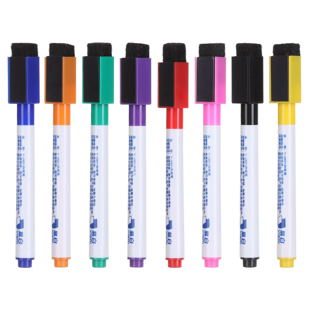 Erasable Markers Магнитный месяц, неделя, Расписание, стираемый календарь, стираемая доска для сообщений, магнитные наклейки на холодильник, программа, белая доска, маркер, ручка - Цвет: Erasable Markers