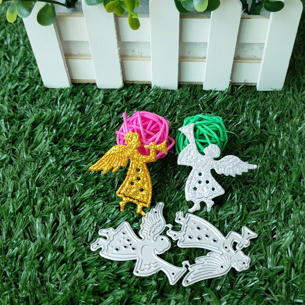 

New Beautiful Angel Girl Metal Cutting Dies Stencils For DIY Scrapbooking Paper Card Decorative Craft Dies Embossing Die Cuts