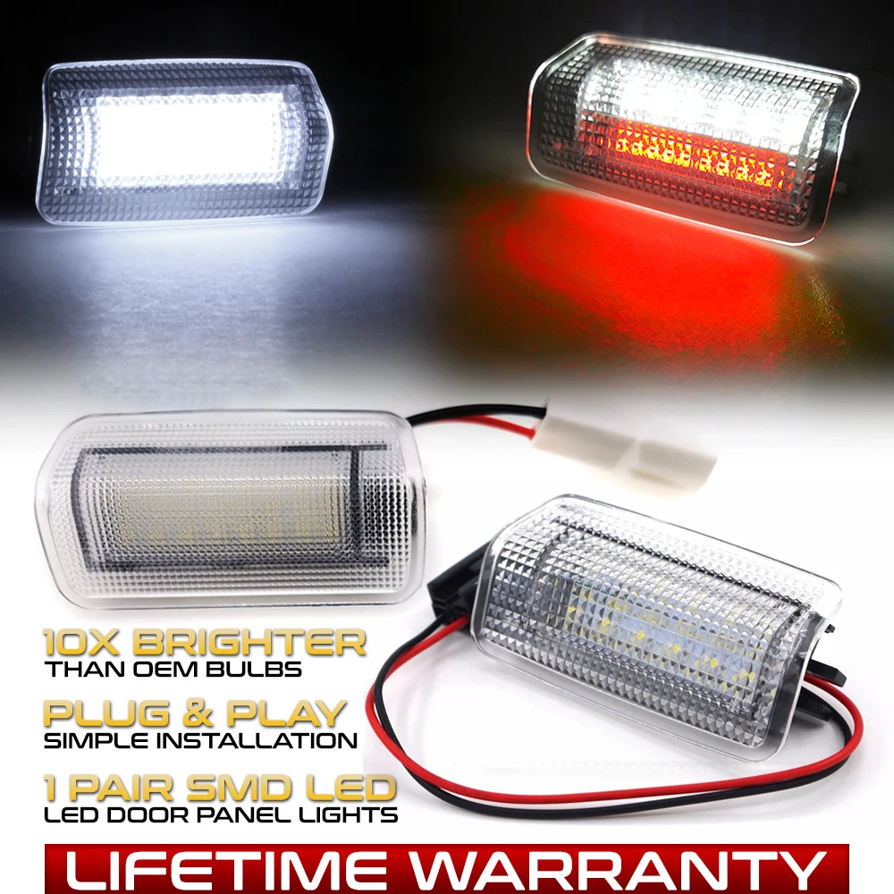 Светодиодная лампа для дверей Toyota Wish Camry Corolla Crown Land Cruiser Highlander Venza 4runner Estima Prius Reiz