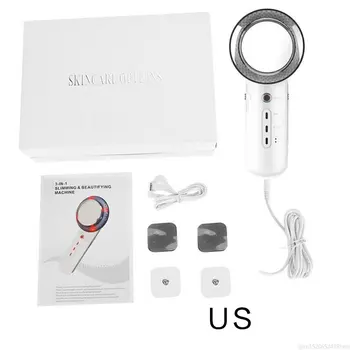 

3 in 1 ultrasound cavitation body slimming massager anti cellulite fat burning painless galvanic infrared massager