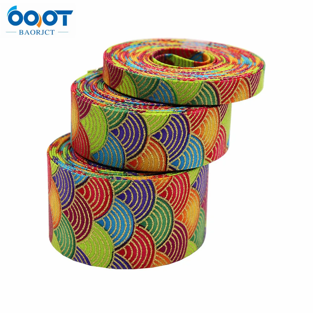 Double-Sided Colorful Flowers Cloth Ribbons 5 Yards M-21510-512 DIY Crafts Hairclip Apparel Accessories and Sewing Decorations ribbon decoration,ribbon supplies,sewing ribbon