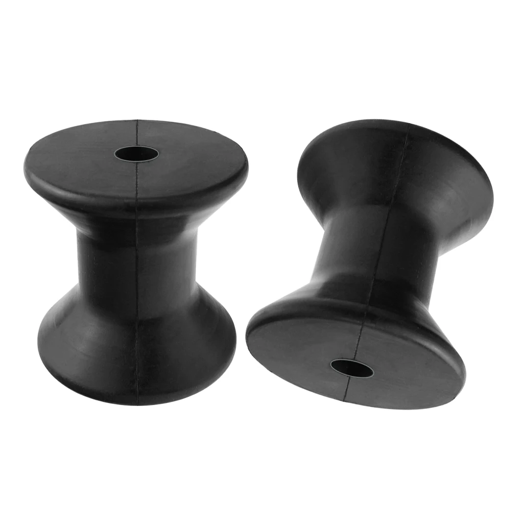 2 Pieces High Quality Anti-UV 3 Inch Bow Stop Roller Boat Yacht Accessories